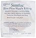 Similac Slow Flow Nipple and Ring, 10 pack