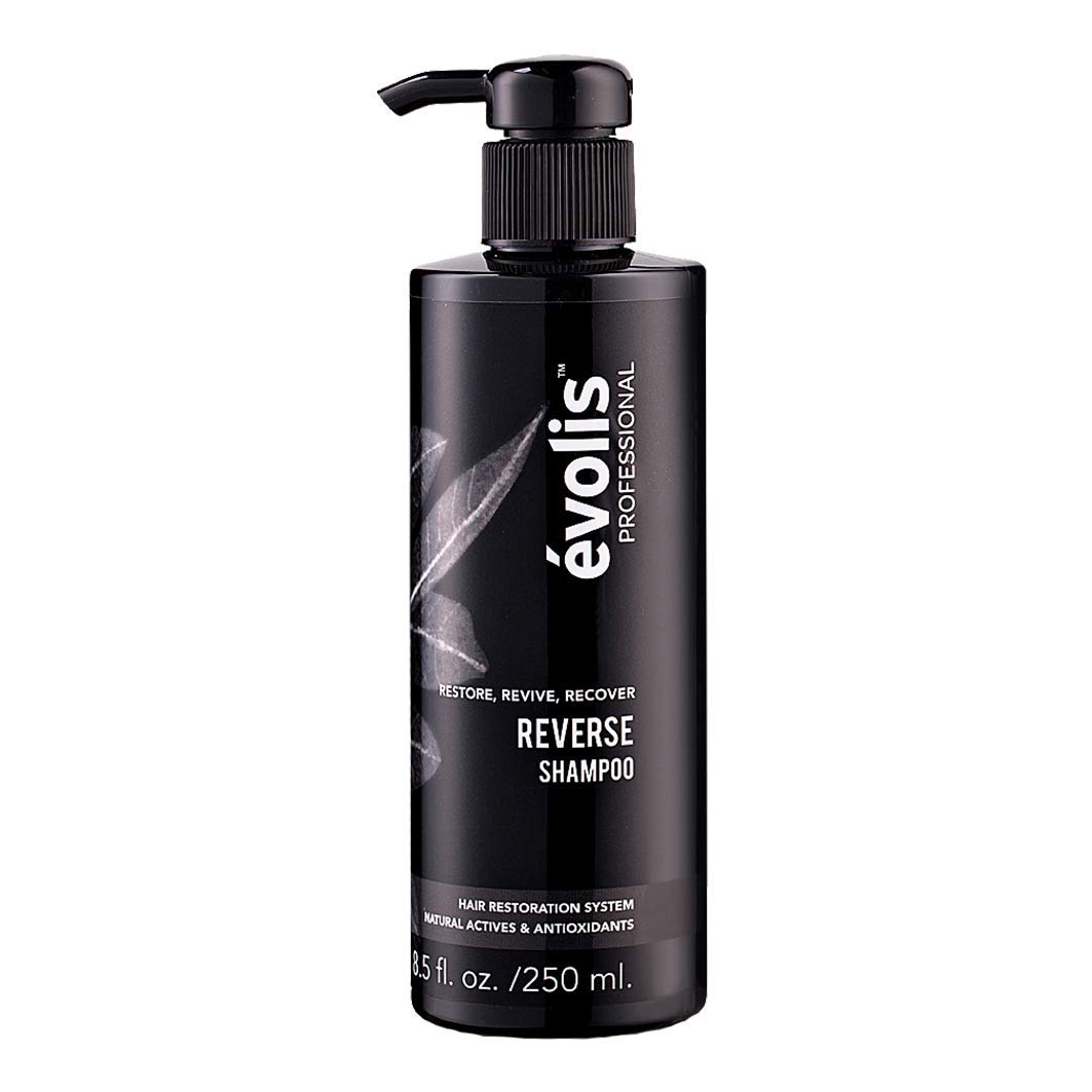 évolis REVERSE Shampoo - Hair Growth Shampoo - Keratin Shampoo Sulfate Free - Natural Hair Growth Shampoo with Keratin and Wheat Protein - Hair Growth Treatment (8.5 fl oz): Beauty