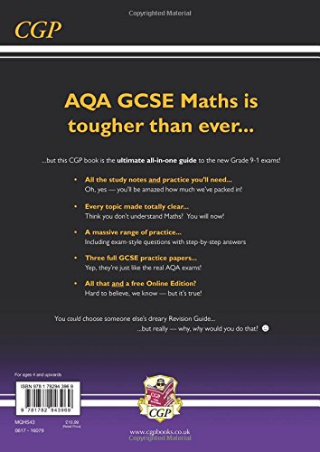 [- GCSE Maths AQA Complete Revision & Practice: Higher - Grade 9-1 Course (with Online Edition)