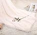YOU SA Super Soft Shaggy Faux Fur Blanket Ultra Plush Decorative Throw Blanket 51''x63'', White