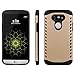 LG G5 Case, ACME.BOX [Shock Absorbent] Sheild Dual Layer Armor Hybrid Hard PC Defender Rugged Shockproof Protective Case for LG G5 with Stylus - Gold