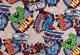 Black Ironman Red Spiderman Green Hulk Window Curtain Valance made from Marvel Comics Super Hero Cotton Fabric 43