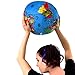Attatoy Earth Plush Stuffed Toy, 13-Inch Educational World Globe with Geo-Political Markings