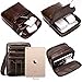 Sunmig Men's Vintage Genuine Leather Shoulder Bag Messenger Bags (brown-3803)
