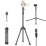 SmallRig Phone Tripod with Remote, 67" Tripod for