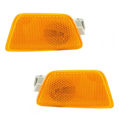 Front Bumper Mounted Side Marker Light Assembly LH RH Pair for Chevy Cruze