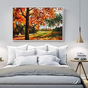 Floating Framed Canvas Wall Art for Living Room, Bedroom Scenery Canvas Prints for Home Decoration Ready to Hang - 16x24 inches