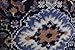 Home Dynamix Premium Sakarya Traditional Medallion Border Area Rug, Country Blue, 3'7