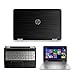 Black Brushed Aluminum Skin Decal wrap Skin Case Compatible with HP Envy x360 15-u000 15-u010 15-u011dx 15-u110dx 15-u111dx 15.6
