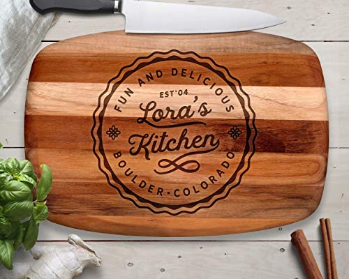 Amazon Com Gift For Her Teak Cutting Board Gift For Sister