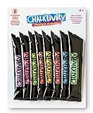 Chalktivity - Creativity in Action - Rainbow Refill 8 Pack of Powdered Chalk Colors