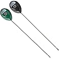 Hathdia Extended Long Probe Soil Moisture Meter, 2 Pack Plant Water Meter Soil Meter Moisture Sensor Hygrometer for Indoor Outdoor Plant Care,No Battery Needed(Green + Black)