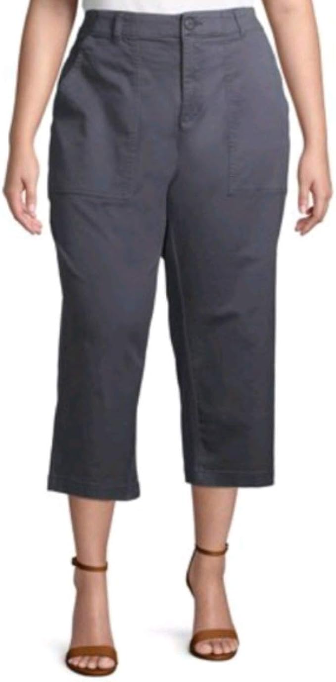 Grey capri trousers Clearance