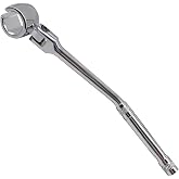 JEUCLEL 7/8" 22mm O2 Oxygen Sensor Wrench, 6-Point Socket Head Spanner | Contour Handle, Flexible Head, Universal Auto Maintenance Socket Tool, Removal &amp; Install, Cr-V Steel