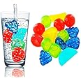Dependable Industries Fruit Shape Reusable Ice Cubes BPA Free (15)
