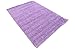 Unique Loom Solid Shag Collection Lilac 4 x 6 Area Rug (4' x 6')