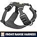 Ruffwear, Front Range Dog Harness, Reflective Soft Padded Everyday Harness with Dual Leash Clips, Adjustable and Lightweight Fit for Training or Walking for All Dogs, Twilight Gray, XX-Small