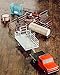 Little Buster Toys Cattle Trailer - Heavy Duty Metal Cattle Trailer in Gray, 1/16th Scale