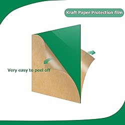 Eszeoee 2 Pack 16'' x 20'' Opaque Green Acrylic