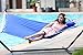Hammock Outdoor Quilted Cotton Fabric Beach Rope Hammocks Swing Bed Back Yard with Pillow New Sea Navy Blue by Busen