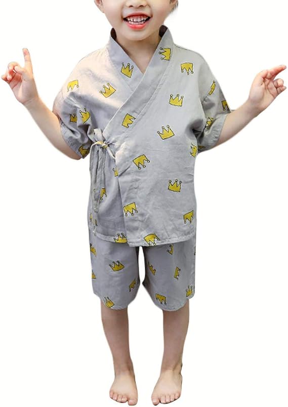 Amazon ケヤカ Keyaka 甚平 女の子 男の子 パジャマ キッズ 浴衣 子供 部屋着 ベビー 半袖 綿 イチゴ柄 全2柄 上下セット じんべい 男女兼用 夏祭り 花火大会 盆踊り 夏休み 子供服 快適 可愛い 着物 浴衣 通販