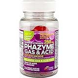 Phazyme Maximum Strength Gas and Acid Chewables, 24 Count Per Bottle (2 Pack)