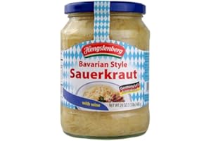 HENGSTENBERG Bavarian Wine Sauerkraut 24 oz Jar (2 Pack)