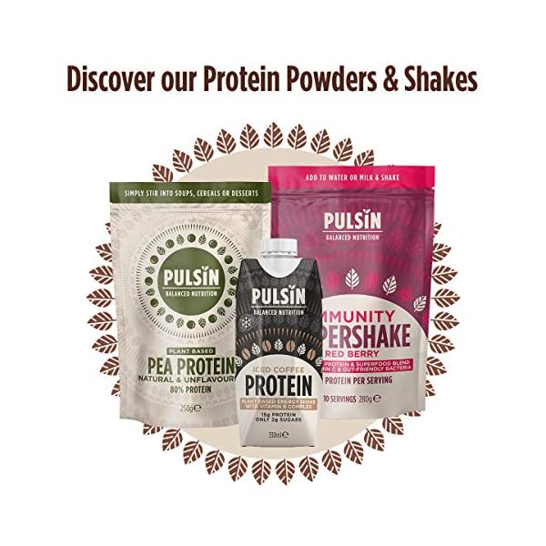 Pulsin-Natural-Unflavoured-Whey-Isolate-Protein-Powder-250-g Pulsin - Unflavoured Whey Isolate Protein Powder - 250g - 9.3g Protein, 0.3g Carbs, 38 Kcals Per Serving - Gluten Free…