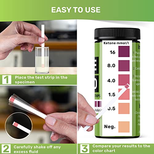 Ketone Test Strips 150 Quick & Easy Keto Strips Urine Test Strips