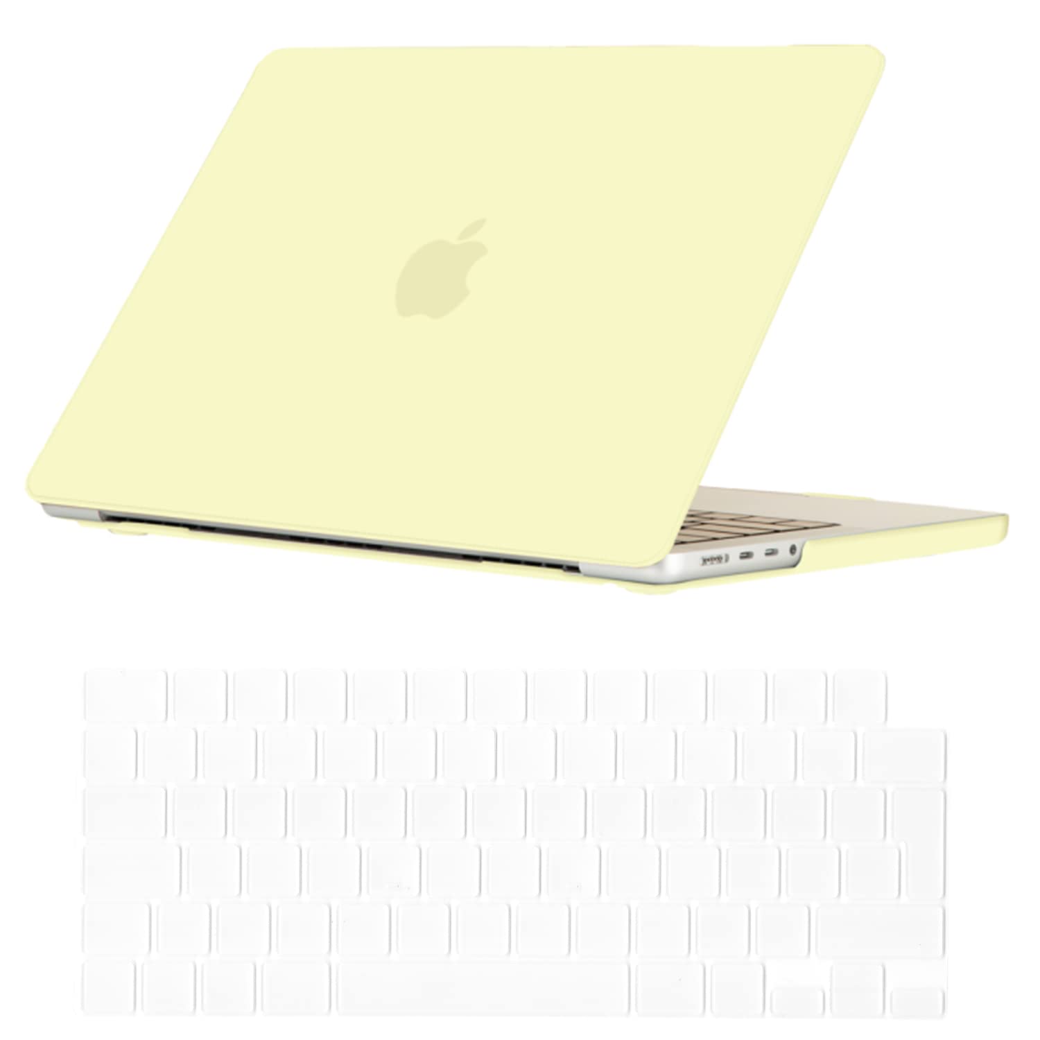 Se7enline Compatible with Macbook Pro 14 inch Case 2025 2024 2023 2022 2021 Plastic Hard Cover for Mac Pro New M5 M4 M3 M2 M1 Model A2918 A2992 A3112 A3401 A2779 A3434 & Keyboard Skin,Mellow Yellow โ image 1