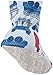 Simple Joys by Carter's Baby Boys' 3-Pack Snug Fit Footed Cotton Pajamas, Blue Firetruck/Grey Stripe/White Dinosaur, 18 Months