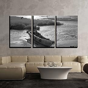 Wooden Boat by The Bay x3 Panels