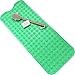 Blu-Pier Tech Non Slip Bath Mat – Anti Slip Suction Shower Tub Mat – Vinyl Material 39 x 15.5 Inches Long – Ideal For Homes, Hotels, Gyms, Care Facilities, Spas (Green)