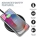 Wireless Charger, Qi Wireless Charging Pad for iPhone X/iPhone 8/8 Plus, Fast Wireless Charger for Samsung Galaxy S8/ S8+/ S7 / S7 edge / S6 edge+, and Note 5 [No AC Adapter]