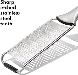 OXO Steel Grater Stainless Steel with Handle and Cover view 2