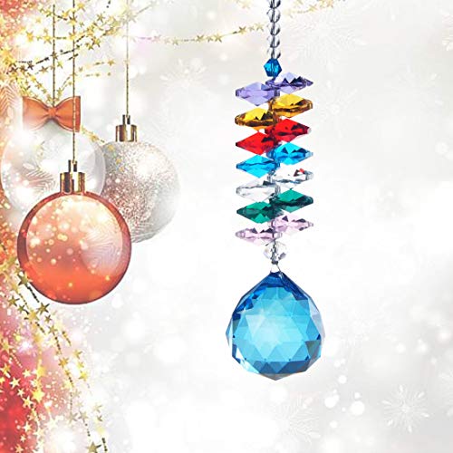 H&D 30mm Crystal Ball Prism Rainbow Maker Collection Hanging Suncatcher Wedding Favors