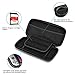 SHINE HAI Nintendo Switch Case, Hard Carrying Case for Switch with 10 Game Cartridge Holders, Protective Travel Case Shell Pouch for Switch Console & Accessories, Black