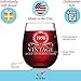 70th Birthday Gifts for Women and Men Turning 70 Years Old - 15 oz. Vintage 1950 Wine Glass - Funny Seventieth Gift Ideas, Party Decorations and Supplies for Him or Her, Husband, Wife, Mom, Dad