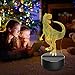 Dinosaur Night Light 3D Kids Bedside Lamp 7 Colors Change Dinosaur Toys Optical Illusion Night Lights Ideas Birthday Gifts for Kids Baby Girls Boys (Tyrannosaurus Rex 01)