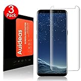 Galaxy S8 Screen Protector [3 Pack] Auideas Full Screen Coverage 3D PET Screen Protector Film Case Friendly for Samsung Galaxy S8