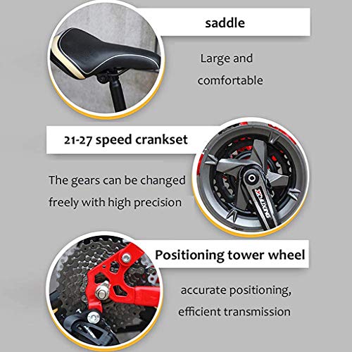 Mountainbike, 26 inch (66 cm), MJH-01, volwassenen, Fat-Tyre-mountain-trailfiets, 24-versnellingen fiets, frame van… - Image 4