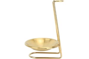 Stainless Steel Spoon Rest, Cooking Spoon Holder Cooking Utensils Stand Vertical Soup Ladle Holder Utensils for Home Restaura