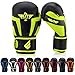 2022 Elite Sports Best Kids Boxing & Kickboxing Gloves for Boys and Girls, Training & Sparring Gloves for Kids. Youth Punching Gloves for Punching Bag, Kickboxing, Muay Thai, MMA (Green, 6 OZ)