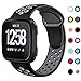 KIMILAR Sport Bands Compatible Fitbit Versa, Silicone Breathable Strap Replacement Bands with Ventilation Holes