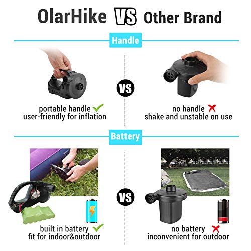 2 OlarHike+Rechargeable+Inflatables+Portable+Quick+Fill