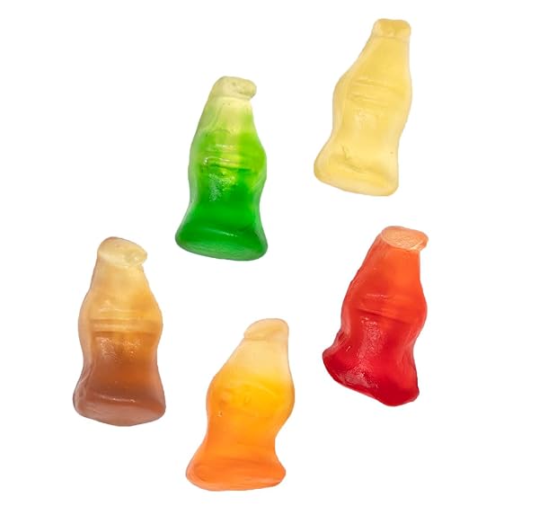 VIDAL MINI SODA POP MIX GUMMY CANDY, 2.2 POUND BAG