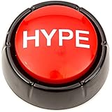 Get HYPED Button | Hip Hop Air Horn Sound Effect Button (BATTERIES INCLUDED)