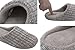 HomeIdeas Women's House Indoor Slippers Memory Foam Slip-on Bedroom Cozy Summer Lightweight Outdoor Shoes with Rubber Sole (Size 7-8 B(M) US, Beige)