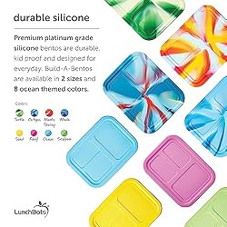 LunchBots Build -a- Bento, Platinum Food Grade