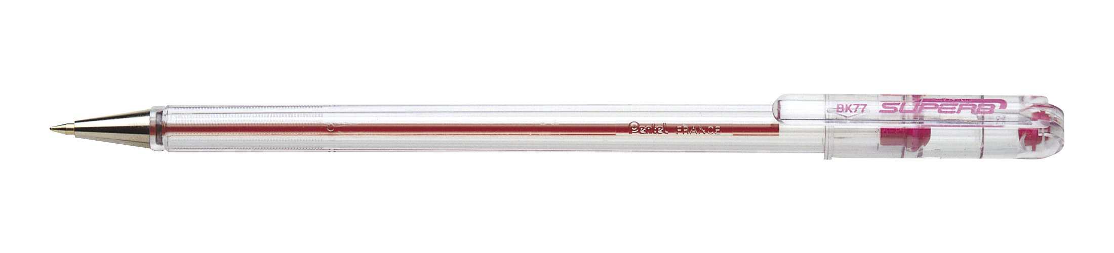 Pentel 0.7 mm Oil-Based Ink Ballpoint Pen Rose